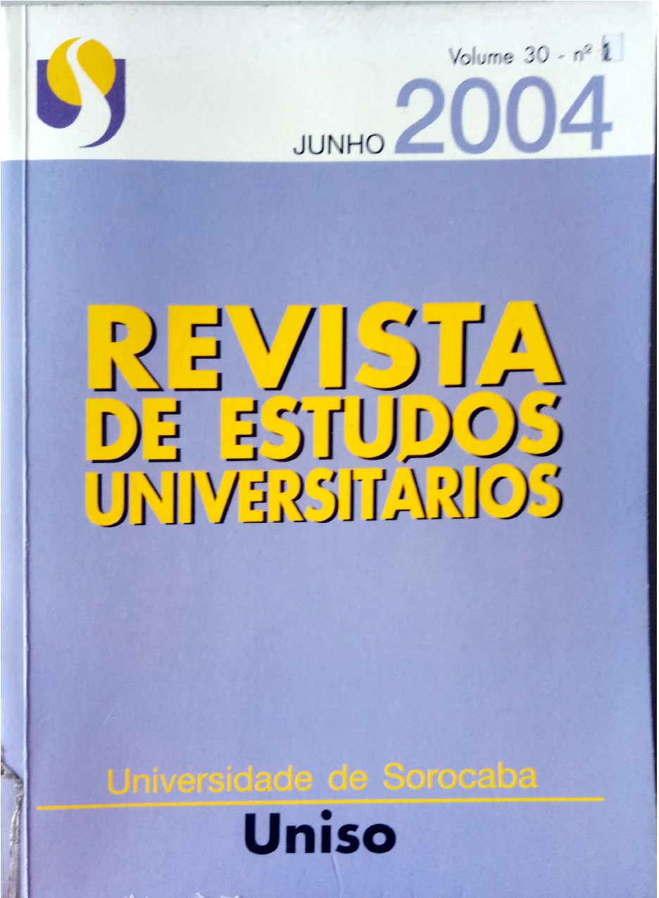 					Visualizar v. 30 n. 1 (2004)
				